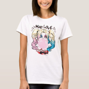 T-shirt Batman Mad Love Harley Quinn Chewing Bubble Gum