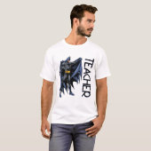T-shirt Batman Plein-Color Professeur Collatéral (Devant entier)
