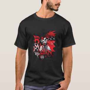 T-shirt Batman Red et Black Collage