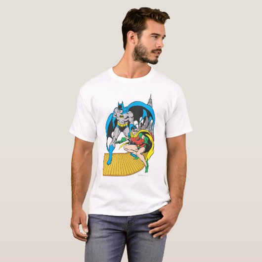 T-shirt Batman & Robin Escape (Devant entier)