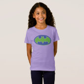 T-Shirt Batman | Symbole pourpre et vert (Devant entier)