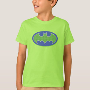 T-shirt Batman   Symbole pourpre et vert