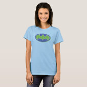 T-shirt Batman | Symbole pourpre et vert (Devant entier)
