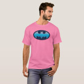 T-shirt Batman | Symbole rose et bleu (Devant entier)