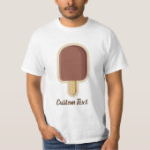 T-shirt Bâton à crème glacée au chocolat (Devant)