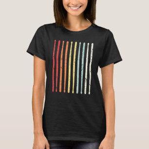 T-shirt Bâton À Tambour Pour Batteurs Garçons Filles Joueu