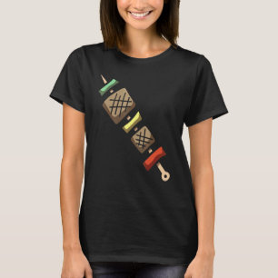 T-shirt Bâton de barbecue fumant viande boeuf poulet Grill