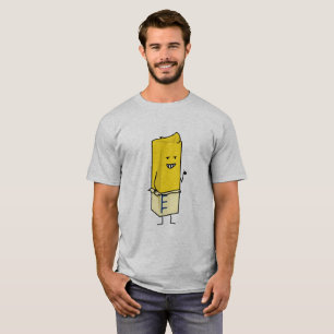 T-shirt Bâton de beurre beurré des pouces heureux de