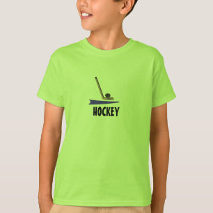 T-shirt Bâton de hockey et palet