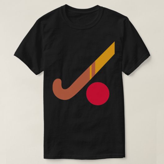 T-shirt Bâton de hockey sur gazon et cadeau de hockey sur (Design devant)