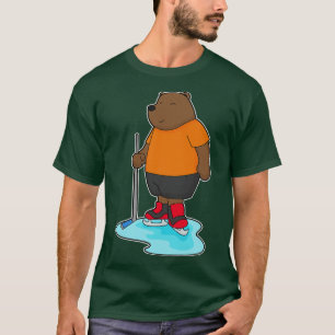 T-shirt Bâton de hockey sur glace Bear Ice Hockey