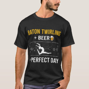 T-shirt Baton de jour de la bière Twirl Twirler