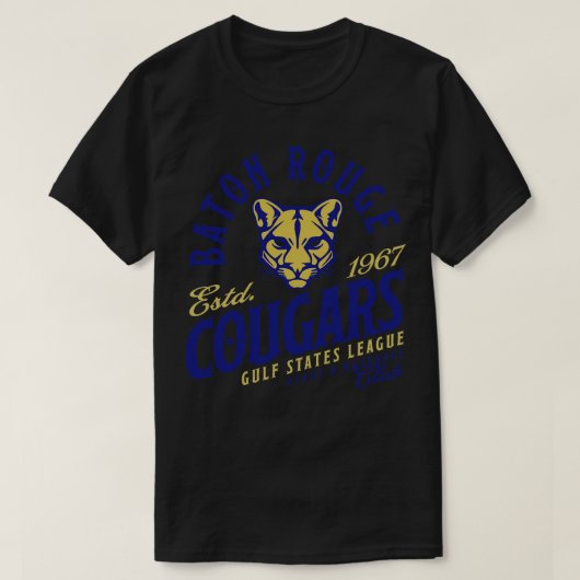 T-shirt Baton Rouge Cougars (Design devant)