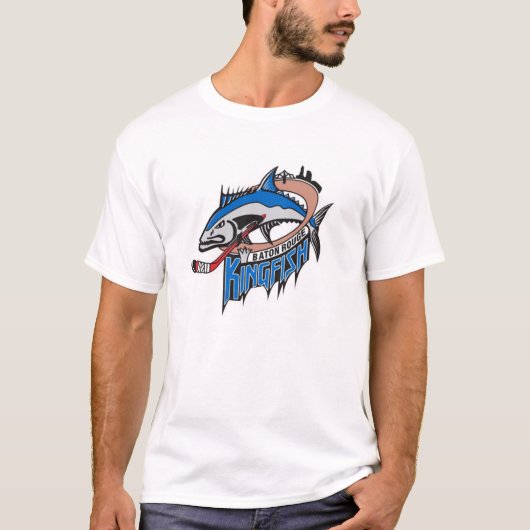 T-shirt Baton Rouge King Poisson Vintage (Devant)