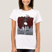 T-shirt Baton Twirler / Bourgogne (Devant)