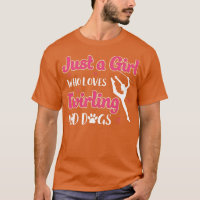 Baton Twirler Juste une fille qui aime les chiens