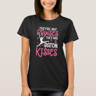 T-shirt Baton Twirler Majorette Twirling Girl Dance Baton