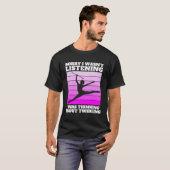 T-shirt baton twirling saying for majorette (Devant entier)