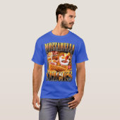 T-shirt Bâtonnets de fromage Mozzarella CD de rap bootleg  (Devant entier)