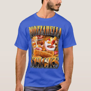 T-shirt Bâtonnets de fromage Mozzarella CD de rap bootleg 