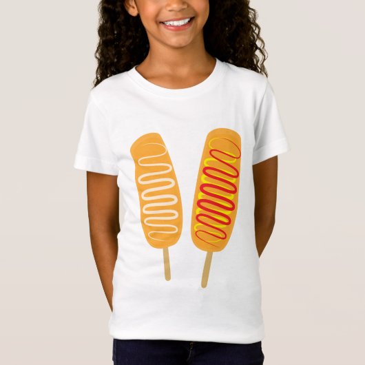 T-Shirt Bâtonnets de maïs cornéens (Devant)