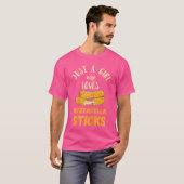T-shirt Bâtonnets de Mozzarella Juste Une Fille Bâtonnets  (Devant entier)