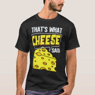 T-shirt Bâtonnets de Planche à Fromage Végétaliens Blagues
