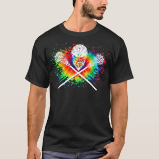 T-shirt Bâtons de crosse pour garçons Cachet de croix Cach