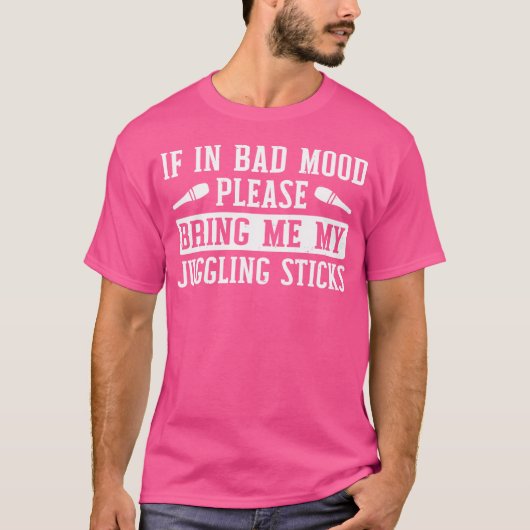 T-shirt Bâtons de jonglage Citation Jongleur (Devant)