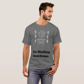 T-shirt Bâtons Et Épées Peuvent Briser Mes Os Fun Morris (Devant entier)