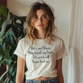 T-shirt Bâtons et pierres