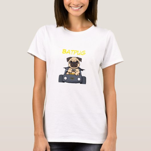 T-shirt Batpug (Devant)