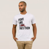 T-shirt Bats-toi comme un iel (Devant entier)
