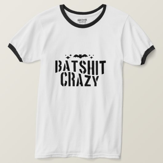 T-shirt Batshit fou, Halloween (Design devant)