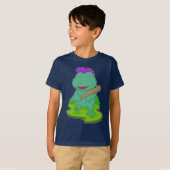 T-shirt Batte de baseball de grenouille (Devant entier)