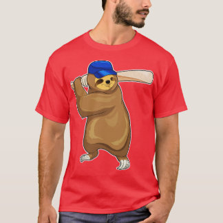 T-shirt batte de baseball Sloth Baseball 2