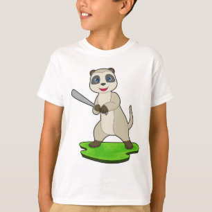 T-shirt Batte de baseball suricate Baseball