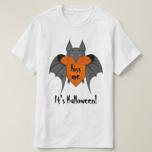 T-shirt Batte drôle romantique de Halloween
