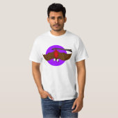 T-shirt Batte interrompue (Devant entier)