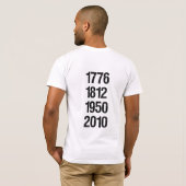T-shirt Battement Angleterre encore (Dos entier)