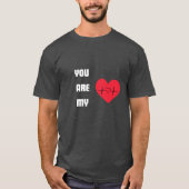 T-shirt battement cardiaque (Devant)