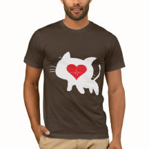 Battement de coeur de chat – Design d'amour de cha