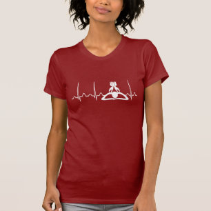 T-shirt Battement de coeur de thérapeute de massage