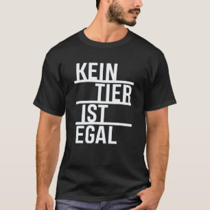 T-shirt Battement de coeur végan Aucun animal n'est rien