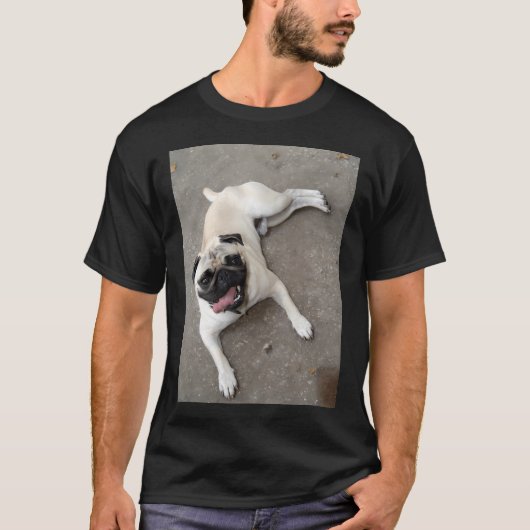 T-shirt battements de coeur de bichon (Devant)