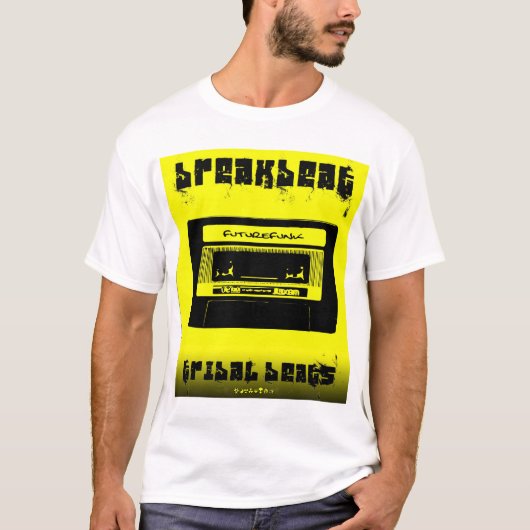 T-shirt battements de tribal de futurefunk (Devant)