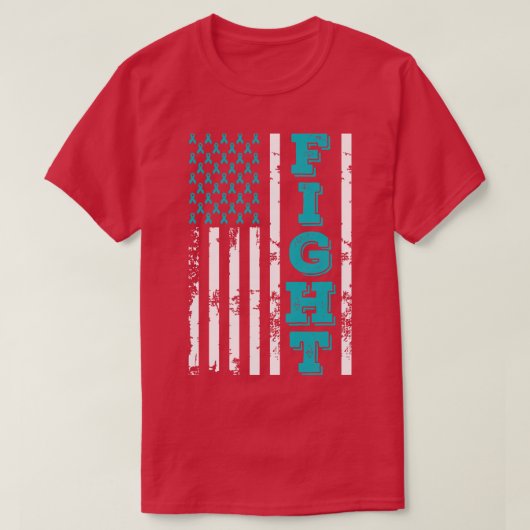 T-shirt Batten Disease Awareness Fight American Flag 4th O (Design devant)