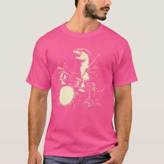 T-shirt Batterie à tambours à tambours à tambours à tambou