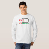 T-shirt Batterie basse 5 % (Devant entier)