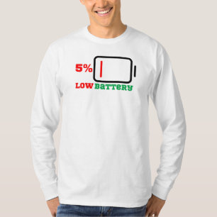T-shirt Batterie basse 5 %
